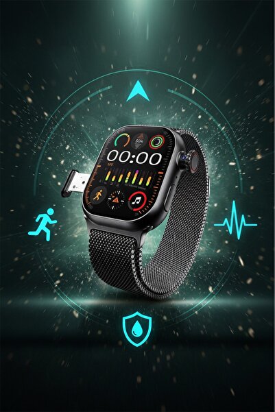 Tekvora AMOLED Ekranlı GPS & NFC Destekli Akıllı Saat – Kameralı, Gelişmiş Se...