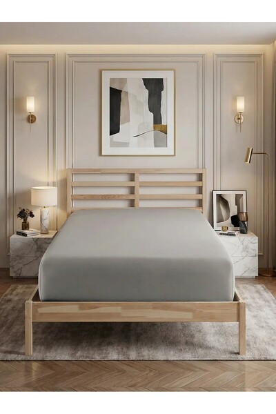 Comfort Craft Double Combed Cotton Fitted Sheet - 100% Cotton - 160 X 200 cm