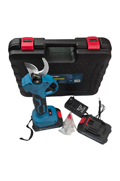TopDirect Top Helper electric pruning shears with 2 36V 10Ah batteries