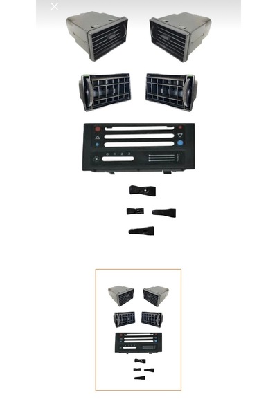 SEREN OTOMOTİV TOFAŞ ŞAHİN DOĞAN KARTAL KALORİFER IZGARA TAKIM (ORTA-YAN) + K...