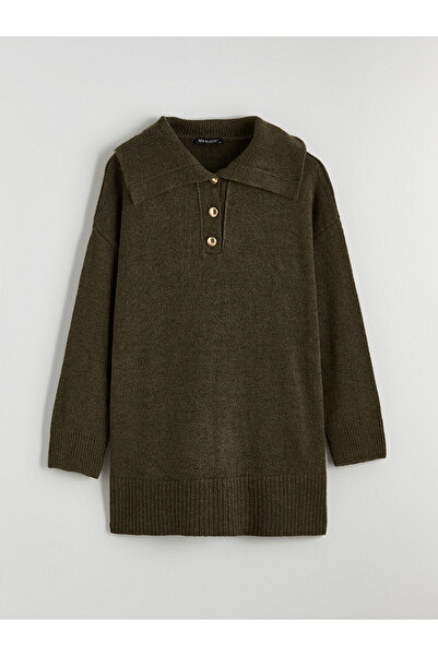 LC Waikiki Peak Yeni Sezon Polo Yaka Kadın Triko Kazak