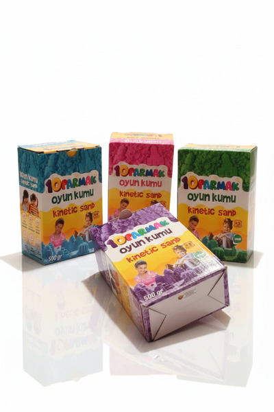 BESTTOYS رمل اللعب كينيتيك ساند رمل اللعب 4 ألوان