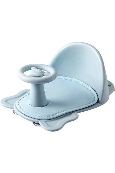 ZJ&Brothers Baby Bath Seat, Non-Slip Mat, Portable, with Backrest & Suction C...