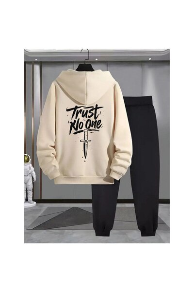 bellanova Full Outfit Set for Men: Hooded Sweatshirt, Stylish Jacket,