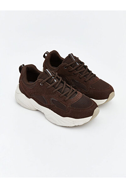 LC Waikiki Koor Brown Lace-Up Women's Sports Shoes