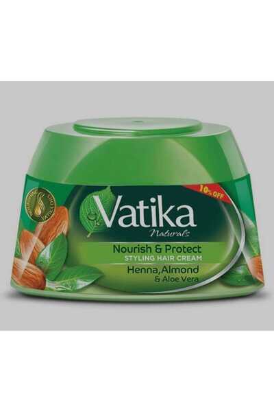 Vatika كريم تصفيف الشعر بالحناء واللوز والصبار |   كريم تصفيف الشعر بالحناء و...