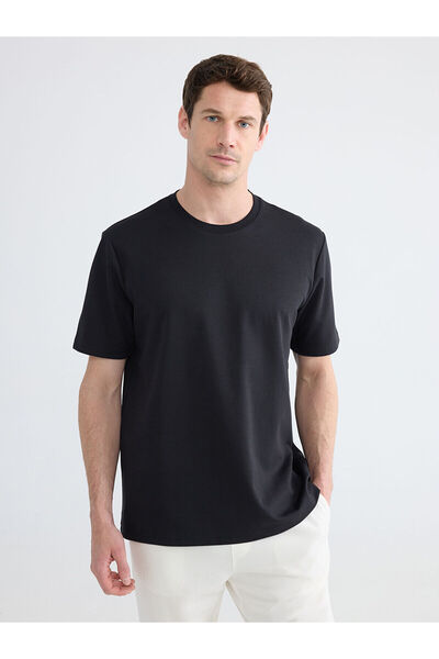 LC Waikiki Tricou pentru bărbați Özmarka New Season DRY TOUCH cu guler tip ci...