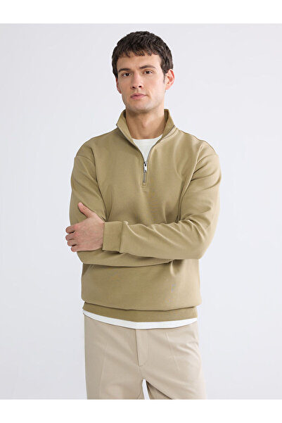 LC Waikiki Sparkling Choices by Shining Store Judge Roba Collar Men's Sweatshirt