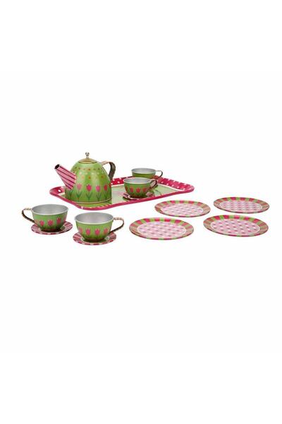 BYCEGU Porcelain Tea Set 15 Pieces