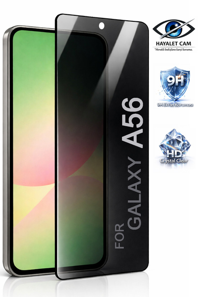 Tech&bello accessories Samsung A56 - A36 Hayalet Ekran Koruyucu Cam Tam Kapla...