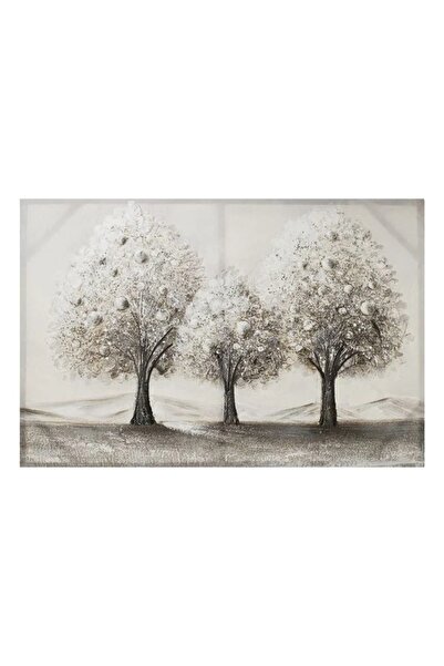 ELITECOMMERCEMARKET Decorative Picture Trees in Relief, Oil Painting on Canva...