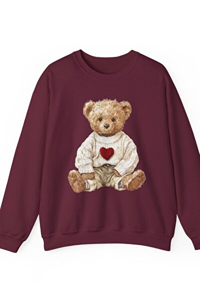 STİLL MAY COLLECTİON Φούτερ Teddy Bear με τύπωμα από οργανικό βαμβάκι