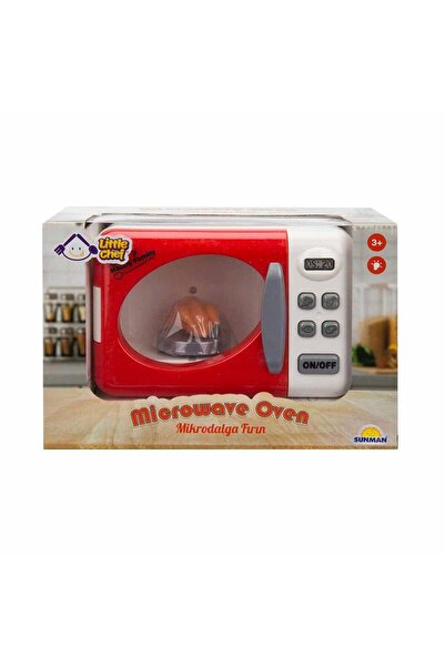 BYCEGU Little Chef Lighted Microwave Oven Play Set