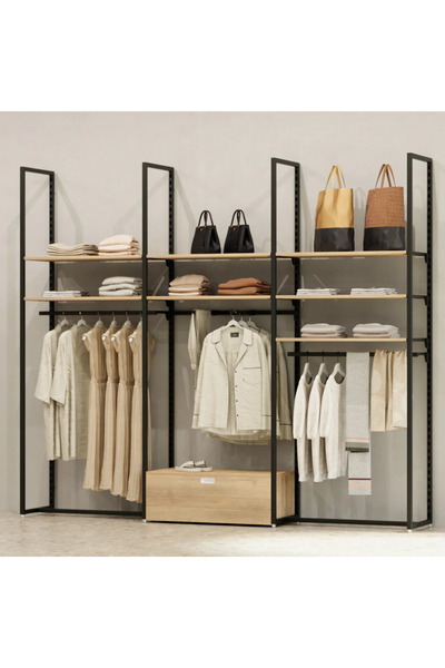 MD Vİtrin Dekorasyon Mağaza Raf Sistemi, Askılık Sistemi, Butik Rafı, Magaza ...