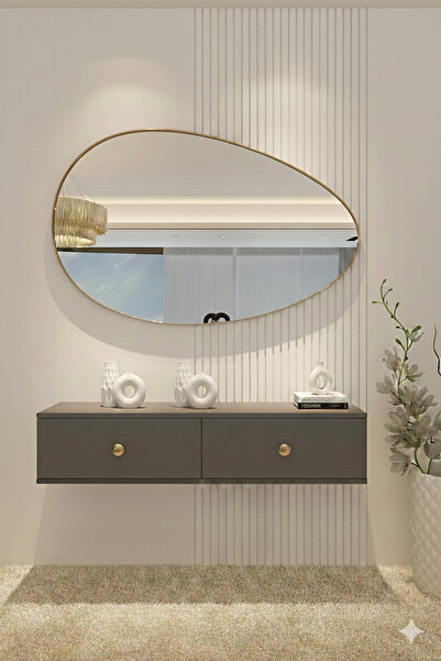 YUMEDİ DESİGN DA1201A - MİKO DRESUAR , RAF 120CM ANTRASİT