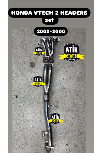 KROM HONDA VTECH HEADERS SET 2002-2006 UYUMLU