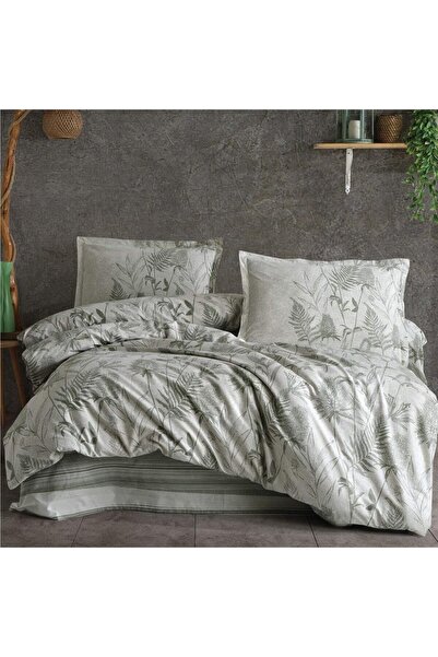 ROYAM Clasy Ranforce Duvet Cover Set Double Size Tuva V1 Green