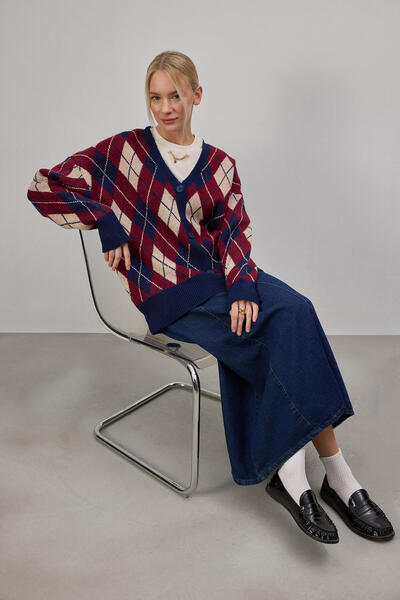 Touché Privé BAKLAVA PATTERNED CARDIGAN