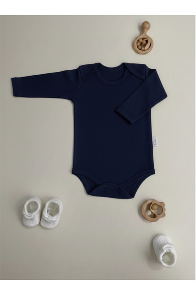 Butik Uzun Kollu Çıt Çıtlı Bebek Zıbını