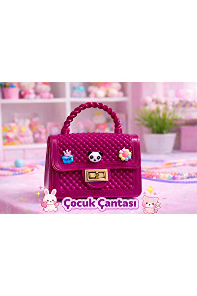 Selvira Kız Çocuk Mini Çanta – Sevimli Figürlü, Kilitli, Askılı El ve Omuz Ça...