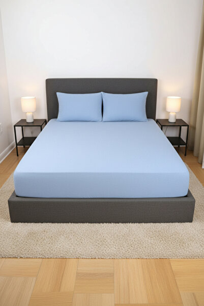 Comfort Craft King Size Combed Cotton Fitted Sheet - 100% Cotton - 180 X 200 cm