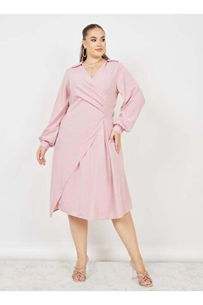 Stylish Balloon Sleeve Dress