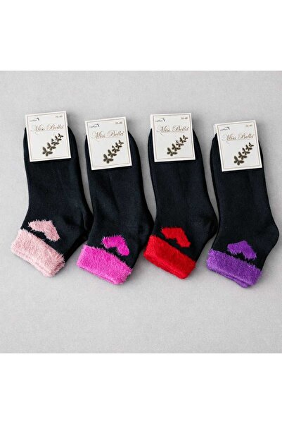 A&D HANDMADE Miss Bella 3D Yumoş Bamboo Thermal Socks for Women (Pack of 4)