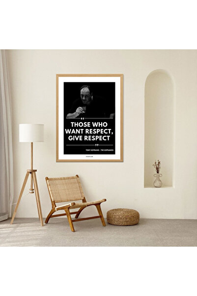 Pixaflair - The Sopranos - Respect - Tablo - Çerçevesiz Film Poster