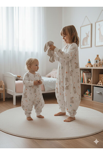 Wenaris كيس نوم بأكمام 100% قطن طبيعي طبقة مزدوجة من الفلانيل قماش خاص للجنسي...