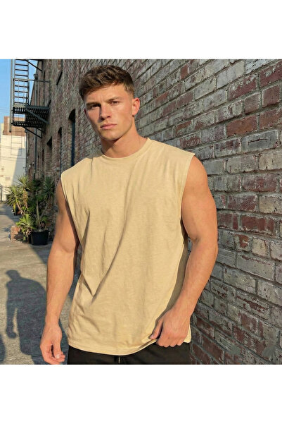 Pear Wear Unisex Plain Sleeveless Zero Sleeve T-Shirt