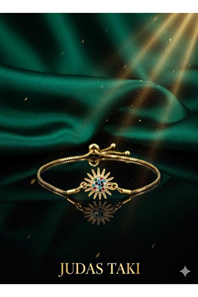 Judas Takı Gold Zircon Elevator Bracelet