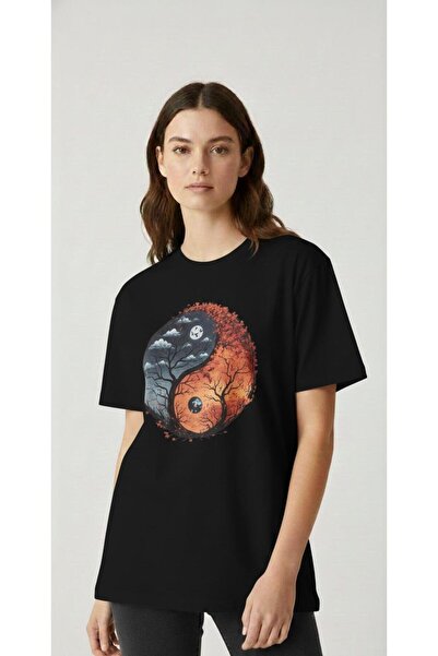 playwear PLAY WEAR INFINITE MOON BLACK (Μαύρο μπλουζάκι με κοντό μανίκι, λαιμ...