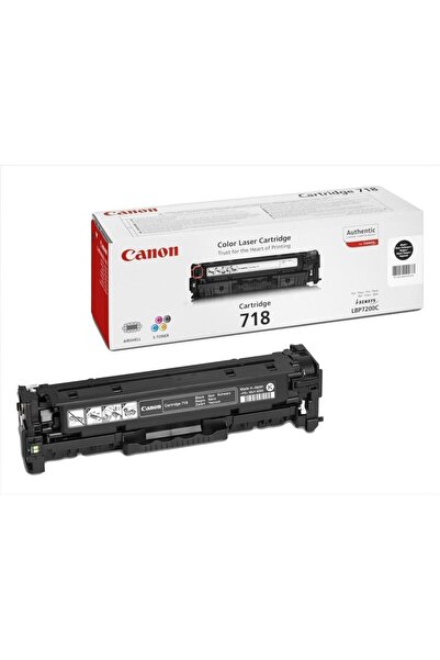 Canon CRG-718BK Black Siyah Toner MF728-729 MFC8350-8580 LBP7210