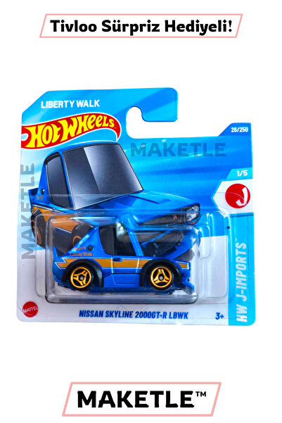 HOT WHEELS Nissan Skyline 2000GT-R Lbwk - HYX54 - Tivloo Araç Rampası