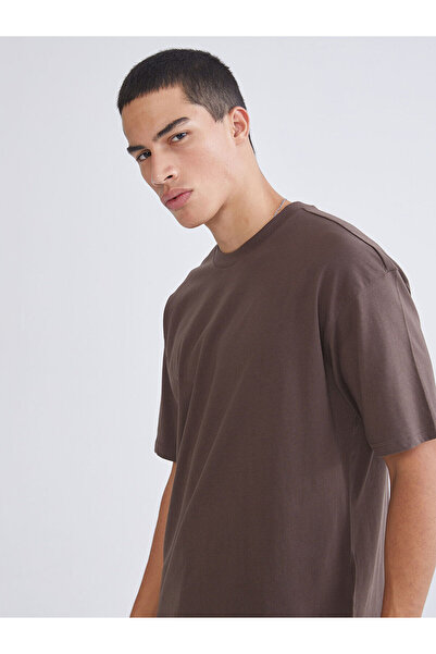 LC Waikiki Ανδρικό μπλουζάκι XSIDE με λαιμόκοψη oversized Fit