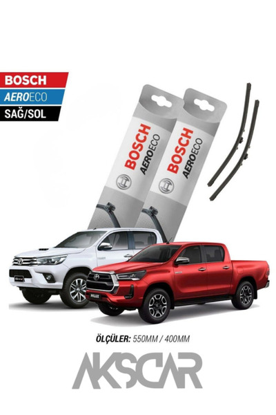 Bosch AKSCAR Aeroeco Toyota Hilux Silecek (2016-2025)