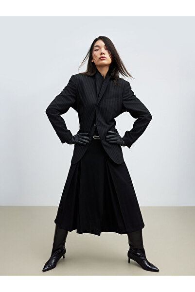 LC Waikiki Özmarka Νέα Σεζόν Πλισέ Φούστα με Ζώνη στη Μέση