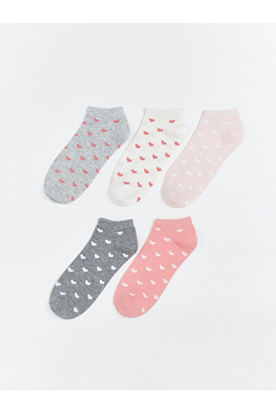 LC Waikiki Nevavm with a Difference, Lcw Dream Gray Patterned 5-Piece Pack Wo...