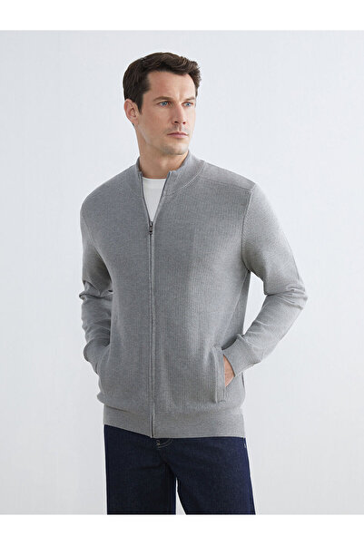 LC Waikiki Vlastiti brend, novi sezonski muški pleteni kardigan sa polo ovrat...