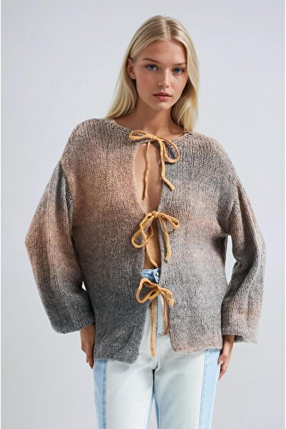 Lijuri Color Gradient Basic Cardigan 5197