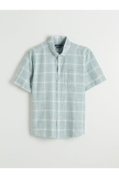 LC Waikiki Vizyon New Season Regular Fit Checkered Men's Shirt