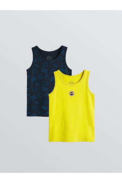 LC Waikiki Özmarka New Season Printed Boys' Tank Top 2-Pack