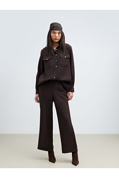 LC Waikiki بنطلون نسائي واسع الساق من مزيج المودال من أوزماركا للموسم الجديد