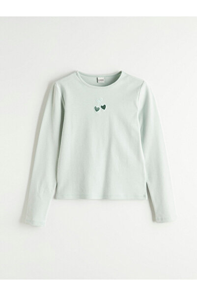 LC Waikiki Vlastita brendirana nova sezonska majica za devojčice Vezena okrug...