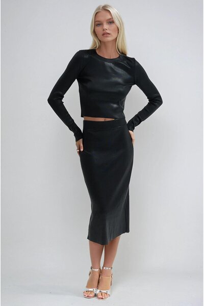 Lijuri Parılıtılı Alt Üst Etekli Takım 10299