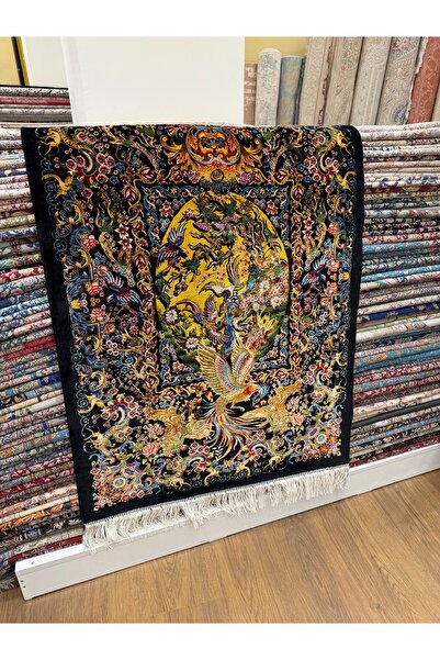 HSD İran İpek Halı (Krallık Motifi) 100 x 150