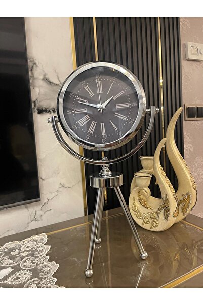 Sleep Nova Modern Metal Ayaklı Dekoratif Masa Saati