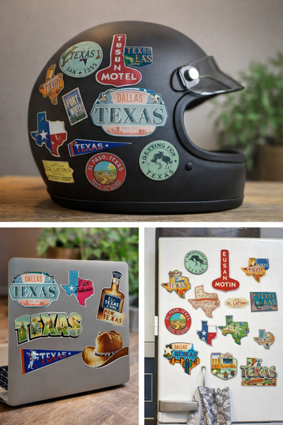 Limitless Design مجموعة ملصقات تكساس وايلد ويست روديو |   ملصقات رعاة البقر ا...