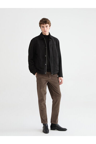 LC Waikiki Ozmarka New Season Standard Fit Velvet Men's Trousers