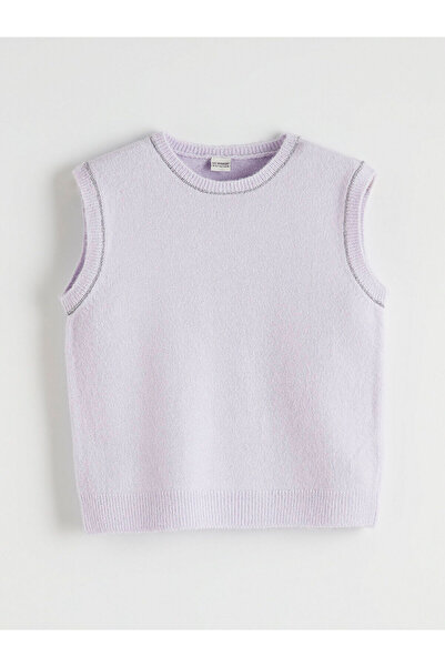 LC Waikiki Ozmarka New Season Glitter Detailed Knitwear Girls' Sweater